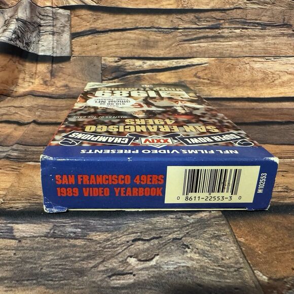 SF 49ers 1989 NFL Films Video Yearbook Super Bowl XXIV Champions VHS Joe Montana - Picture 5 of 10